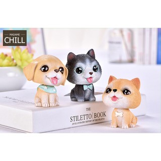 [MC713] ตุ๊กตุ่นจิ๋ว ตุ๊กตา หมา หัวด๊อกแด๊ก 🐶 (1 ตัว ราคา 49, 99 บาท)