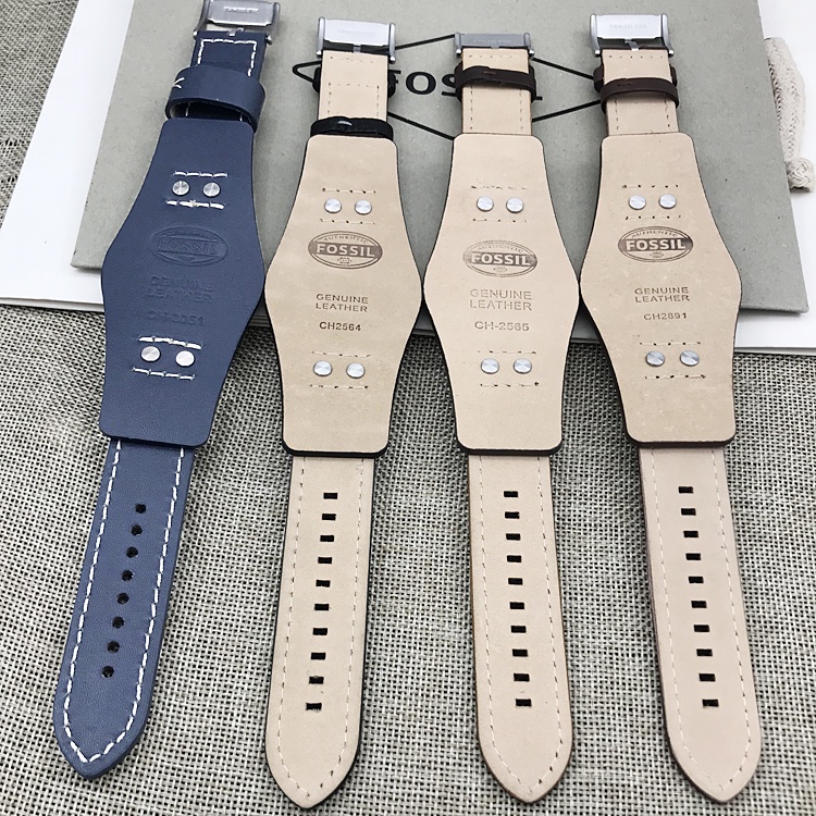 สําหรับ สายนาฬิกา FOSSIL สายหนัง 22 มม. สําหรับ CH2564, CH2565, CH2891, CH3051