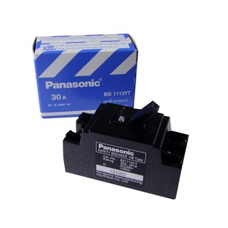 เบรกเกอร์พานาโซนิค PANASONIC 2P รุ่น 10A 15A 20A 30A 40A BS1110YT ...