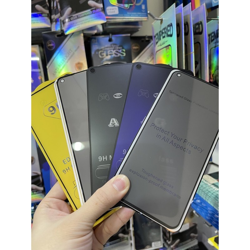 OnePlus 8T SAMSUNG A12 A03 A03S A02S A02 Full Glass AG Matte AG Blue Matte Full Privacy Matte Privac