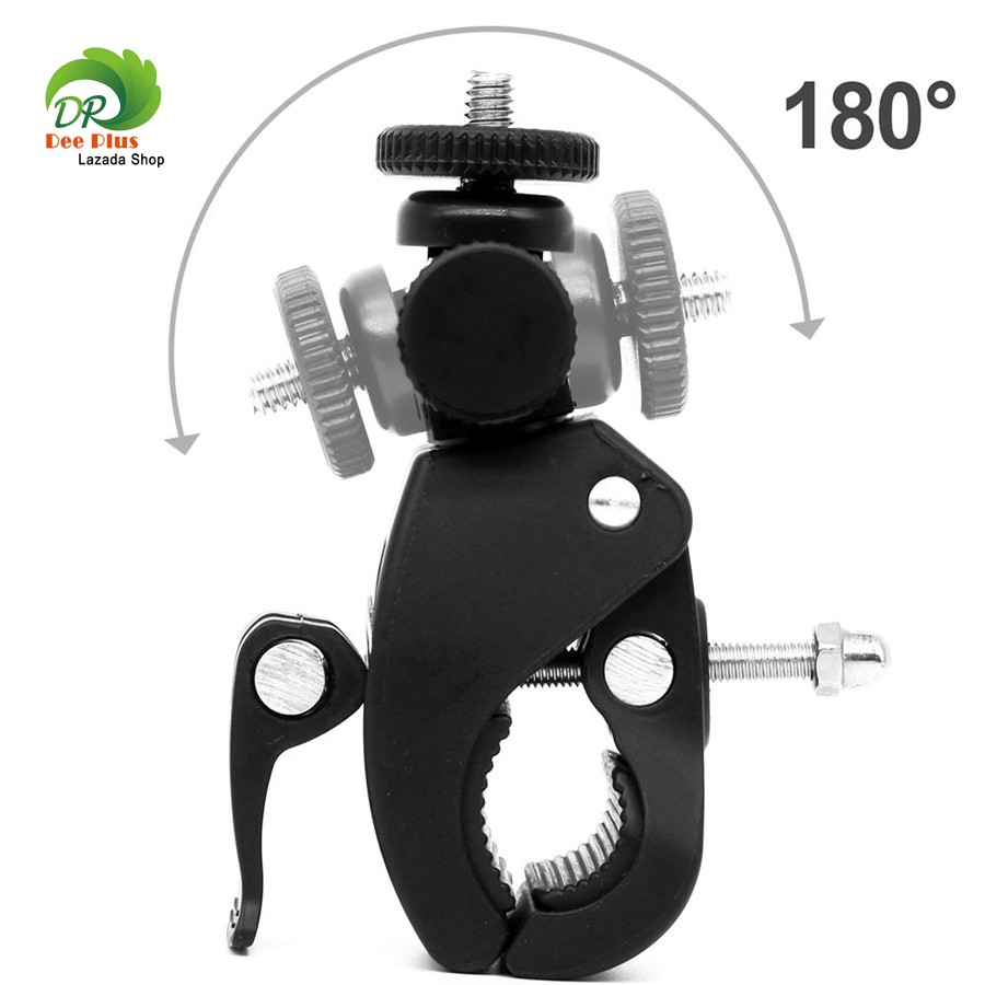 Motorcycle Bike Handlebar Mount Holder Grip Clip for GoPro & Phone DVR GPS รถจักรยานยนต์จักรยานมือจับวางติดตั้งคลิปจับสำ - รูปที่ 4