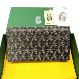 NEW GOYARD BLACK WALLET