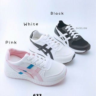 🍒 OMG  !!! โอนิสึกะแบบคลาสสิก หมดไวเฝ่อออ 🍒  633 : ราคา 590 บาท   ผ้าใบโอนิสึกะ Black, White and S