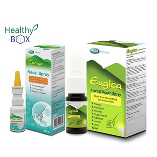 ราคาพิเศษ MEGA Eugica Herbal Mouth Spray 10ml.+Eugica Nasal Spray 20ml. (V)