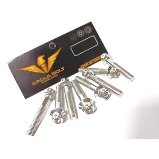 น๊อต สแตนเลส หัวทะลุ เบอร์10(M6) ความยาว10-45มิล (1ตัว)