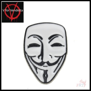 ★ เข็มกลัด V for Vendetta - Mask ★ 1 ชิ้น ฟิล์มนิยายวิทยาศาสตร์ Doodle เคลือบ Pins กระเป๋าเป้สะพายหลัง กระดุมเข็มกลัด