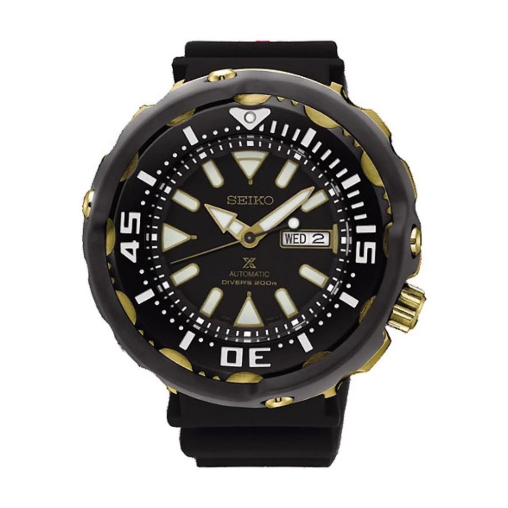SEIKO Prospex Limited Edition นาฬิกาข้อมือผู้ชาย สายเรซิ่นสีดำ รุ่น SRPA82K1