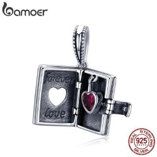 BAMOER Love Letter Charm 925 Silver Bracelet Accessories SCC980