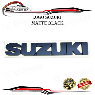 โลโก้ Suzuki ดำด้าน matte black LOGO SUZUKI MATTE ติด Suzuki SWIFT