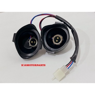 ขั้วไฟหน้า 2 ขั้ว พร้อมยางครอบ รุ่น DASH-RS / DASH-NEW / LS125-D ยี่ห้อ HMA/1310-045-00