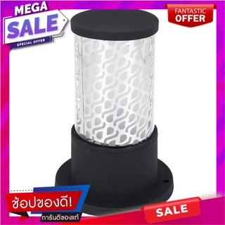 ไฟหัวเสา CARINI BO-F5302CS อะลูมิเนียม/แก้ว MODERN สีดำ ไฟหัวเสา POST MOUNTED LAMP CARINI BO-F5302CS ALUMINIUM/GLASS MOD