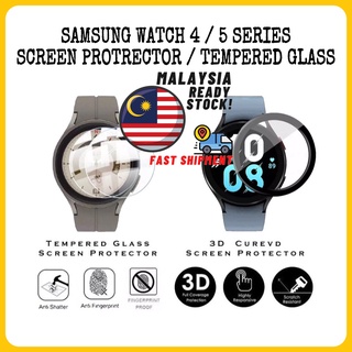 ฟิล์มกระจกนิรภัยกันรอยหน้าจอโค้ง 3D สําหรับ SAMSUNG Galaxy Watch 4 5 Pro 45 มม. 40 มม. 44 มม. Classic 42 มม. 46 มม.