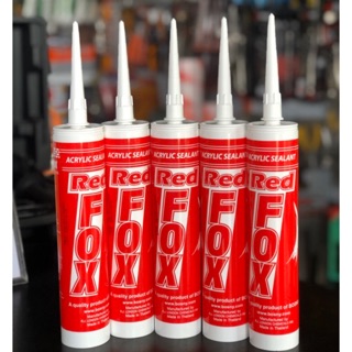 กาวอะคริลิก กาวซิลิโคน ซิลิโคน อะคิลิก Red Fox Acrylic sealant  ยาแนวกระเบื้อง อะคลิลิคซีลแลนท์ Redfox แด๊ป