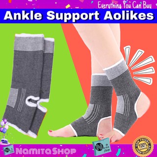 Ankle Support Aolikes ซัพพอร์ตเท้า ซัพพอร์ตข้อเท้า ถุงเท้ากระชับข้อเท้า แพ็ค 2 ชิ้น (1คู่)