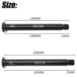 ก้านเพลาด้านหน้า อุปกรณ์เสริม สําหรับ Mtb QR15x100 Qr15X110 มม. FOX SC 32 34 36 Series 50 กรัม