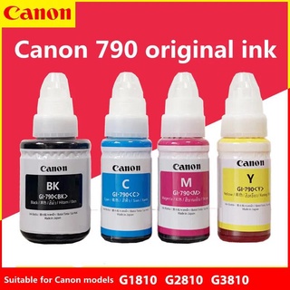 หมึก CANON 2010/3000/3010 แท้ หมึกเติม 790 สี BK, C, M, Y หมึกพิมพ์ Canon GI-790 Nvl4ใช้กับพริ้นเตอร