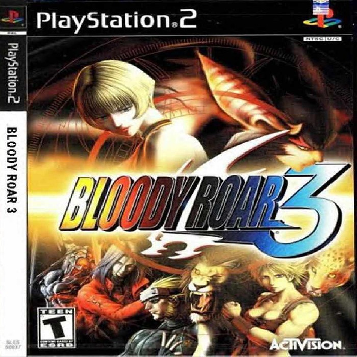 แผ่นเกมส์ ps2 จอยเกมส์ ps2 แผ่นเกมส์ PS2 (คุณภาพ) (ส่งไว)  Bloody Roar 3 (USA)