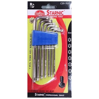 [พร้อมส่ง] ประแจท็อกซ์ หกเหลี่ยมดาว 7ตัวชุด STARNIC รุ่น CSN-7633 แท้