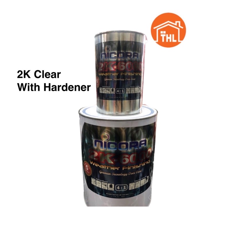 Nicora 2K Clear Gloss (มาพร้อมสารเพิ่มความแข็ง)