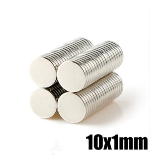 แม่เหล็กแรงสูง นีโอไดเมียมขนาด 10x1/10x2/10x3/10x5  มิล  neodymium magnet