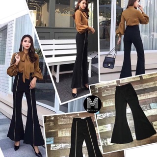 กางเกงเข้ารูปขาม้า ติดยาวตั้งแต่เอว ทรงสวย พร้อมส่ง!