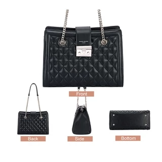 David Jones Paris กระเป๋าสะพายข้าง ทรงถัง ใส่โทรศัพท์ได้ แฟชั่นวินเทจ สำหรับผู้หญิง