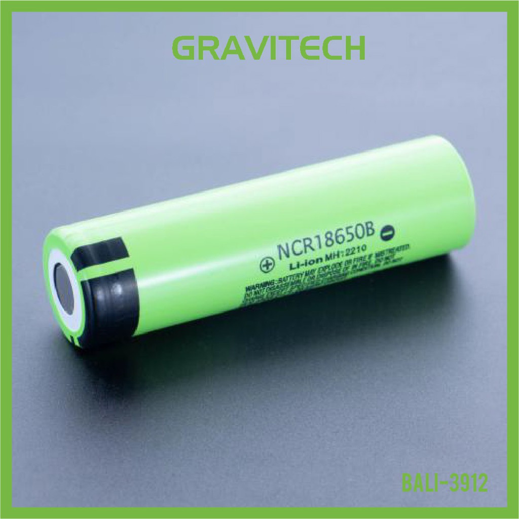 [Gravitechthai]Panasonic NCR18650B Li-ion 3.7V 3400mAh - MH12210