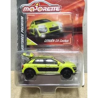 Majorette Citroen C4 Cactus - Yellow Color /Wheels D5SB /scale 1/56 (3 inches) Package with Card