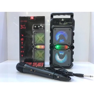 [พิมพ์โค้ด PSK0999 เหลือ 158 บาท]KTS-1096 /GTS-1571ลำโพงบลูทูธเอนกประสงค์ เสียงดี พกพาสะดวก รับประกัน1เดือน
