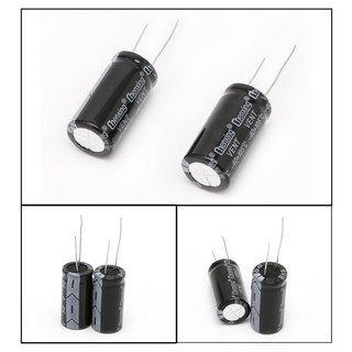 CRE✿ 2Pcs 18*35mm 4700uF 50V Aluminum Electrolytic Capacitor 105°C Dimension