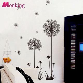 สติกเกอร์ติดผนังลายดอก Dandelion DIY MNKG