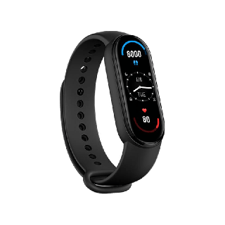 Xiaomi Mi Smart Band 6 (Black) Global Ver. นาฬิกาอัจฉริยะ จอ AMOLED ขนาด1.56" กันน้ำ ใช้งานนาน14วัน |ประกันศูนย์ไทย 1 ปี