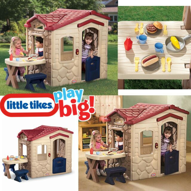 บ านเด ก หล งใหญ Little Tikes Picnic On The Patio Playhouse ราคา