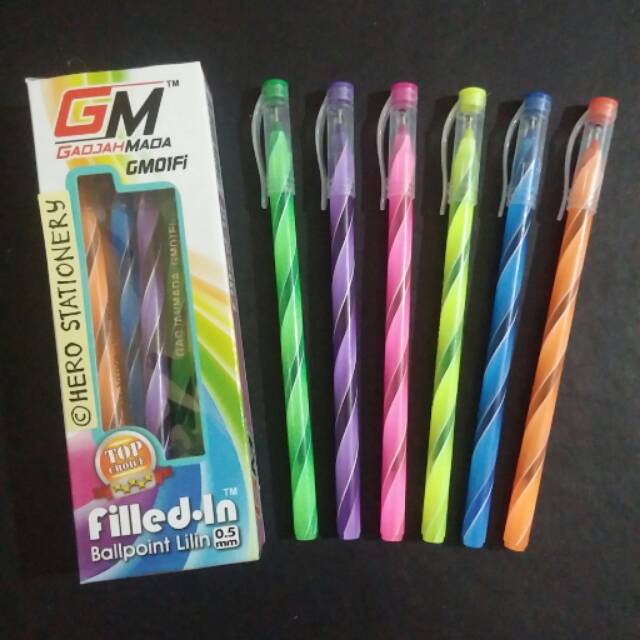 Lilin Pen (ปากกาลูกลื่น) เทียน gadjah mada บรรจุใน 0.5 มม.