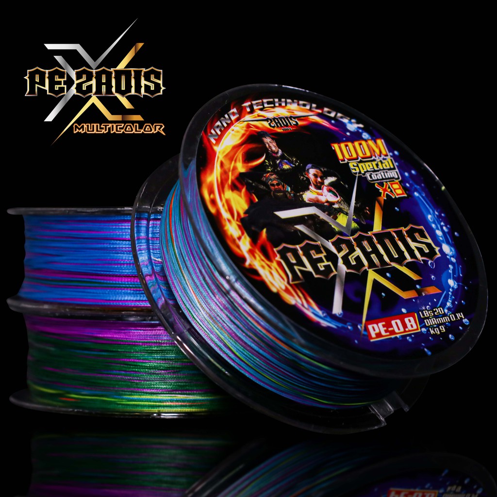 สาย PE ZADIS MULTICOLOR #สายสีรุ้ง