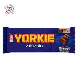 [Best Before 31/Aug/2023]Nestle Yorkie 7 Biscuits 171.5g เนสท์เล่ยอร์กี้ 7 บิสกิต ช็อกโกแลตแท่งสอดไส้บิสกิตกรุบกรอบ171.5