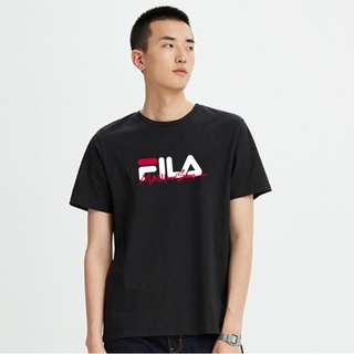 ＦＩＬＡ เสื้อยืดคอกลมผ้าฝ้ายผู้ชายมีสไตล์S-5XL