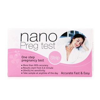 Nano Preg Test นาโน ชุดตรวจการตั้งครรภ์ ชุดทดสอบการตั้งครรภ์ แบบจุ่ม จำนวน 1 ชุด 10759