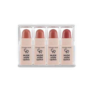 (สินค้าใหม่) Golden Rose/โกลเด้น โรส ลิปมินิ นู้ด แมท ลิปสติก มินิ เซ็ท Golden Rose Nude Matte Lipstick Mini Set