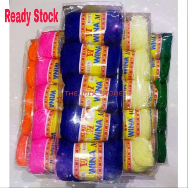 เส้นด้ายถัก WINA จํานวน 10 ลูก/2 แพ็ค