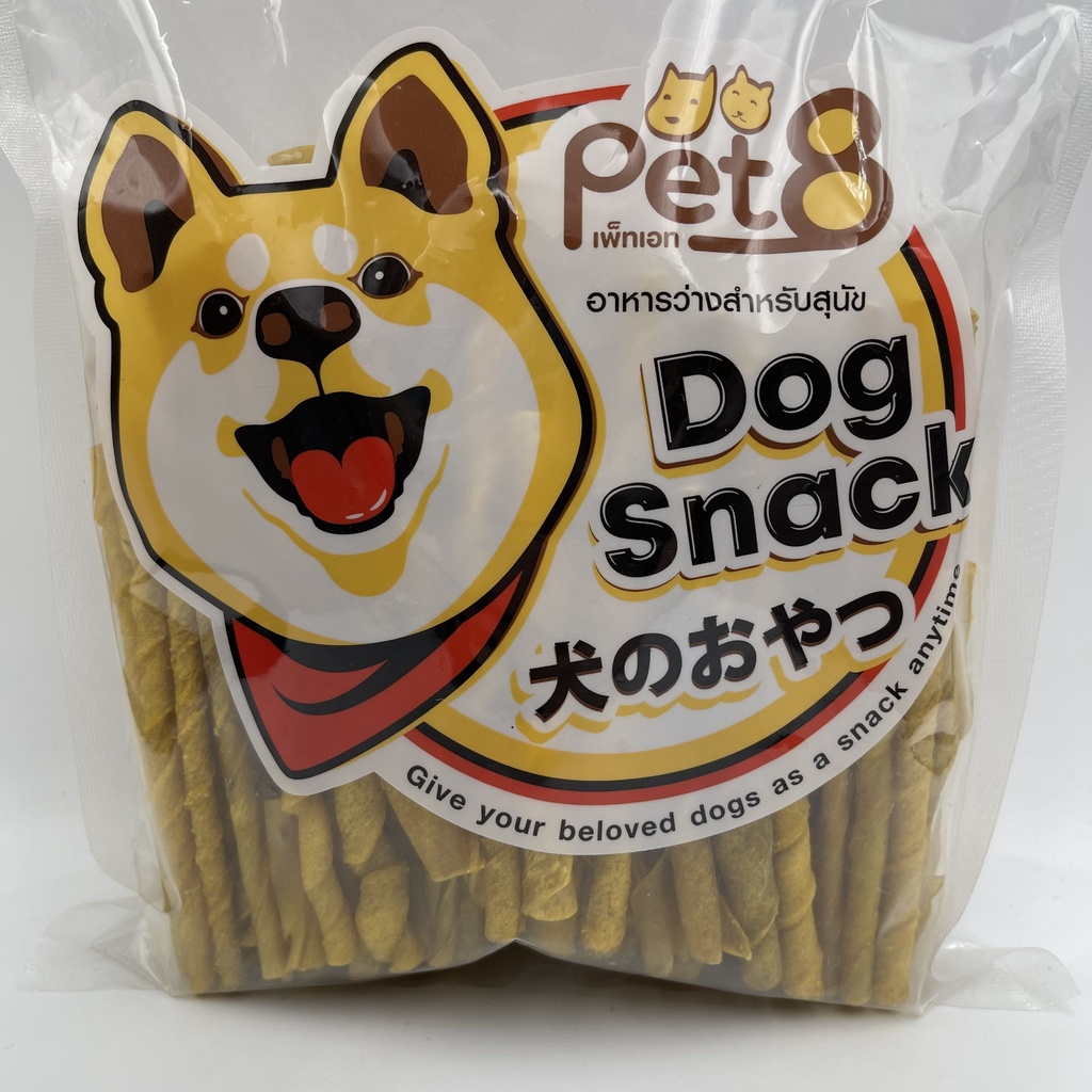 แท่งหนังเกลียว ขัดฟัน (Twisty Stick) รสไก่ ขัดฟัน no cal no fat 450g