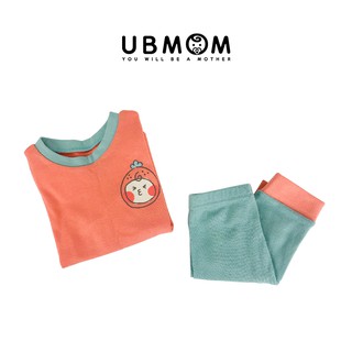 UBMOM ชุดนอน เด็ก ลาย สตรอว์เบอรี่ มินต์ สุดน่ารัก ตรายูบีมัม พรีเมียมจากเกาหลี SIZE S-M-L