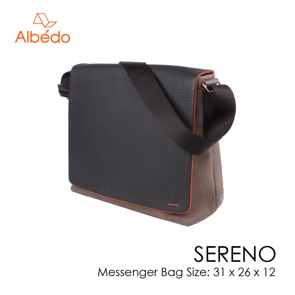 [Albedo] SERENO MESSENGER BAG กระเป๋าสะพายข้าง/กระเป๋าเอกสาร/กระเป๋าหนัง รุ่น SERENO - SR00399