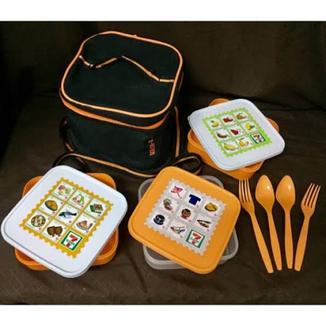 ชุดกล่องข้าวพรีเมี่ยม 7-11 พร้อมกระเป๋าเก็บความร้อน