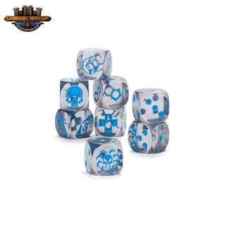 [พร้อมส่ง] WARHAMMER: NECROMUNDA: HOUSE OF ARTIFICE DICE ลูกเต๋าประกอบการเล่น