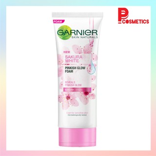 Garnier ซากุระไวท์ พิงคิช โกลว์ โฟม