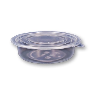 เอโร่ ชามกลม PP พร้อมฝาเรียบ 350 มล. x 25 ใบ101220aro PP Bowl with Flat Lid 350 ml x 25 pcs