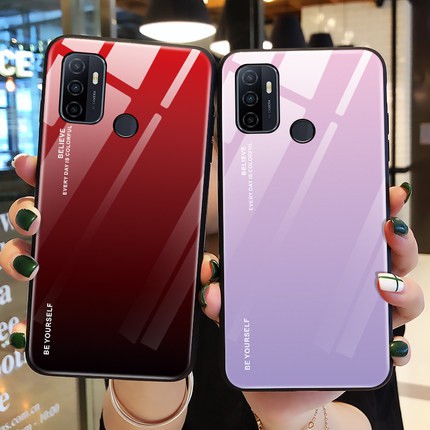 [ส่งจากไทย] Case OPPO A53 เคสกระจก