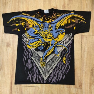 GARGOYLE LIQUID BLUE OVERPRINT งานสกรีนสีจม สีกัด เสื้อวง เสื้อทัวร์