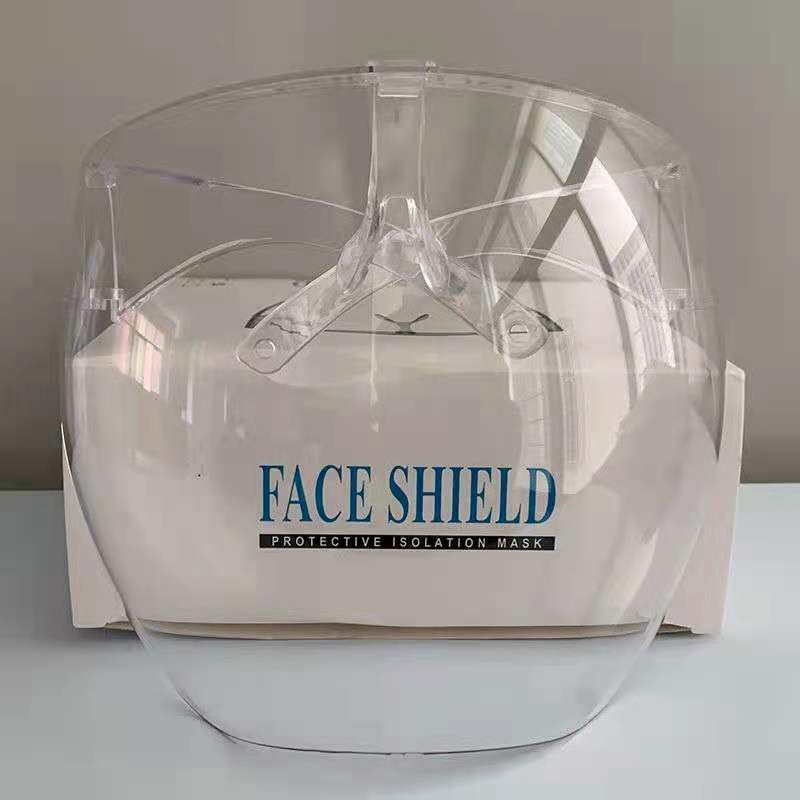 EFXeed Acrylic Full Face Shieldขนาดใหญ่ หน้ากากอานามัยแมสปิดปาก แว่นเฟสชิลด์ทนทานป้องกันเต็มรูปแบบโปร่งใส ใช้งานได้ยาวนา